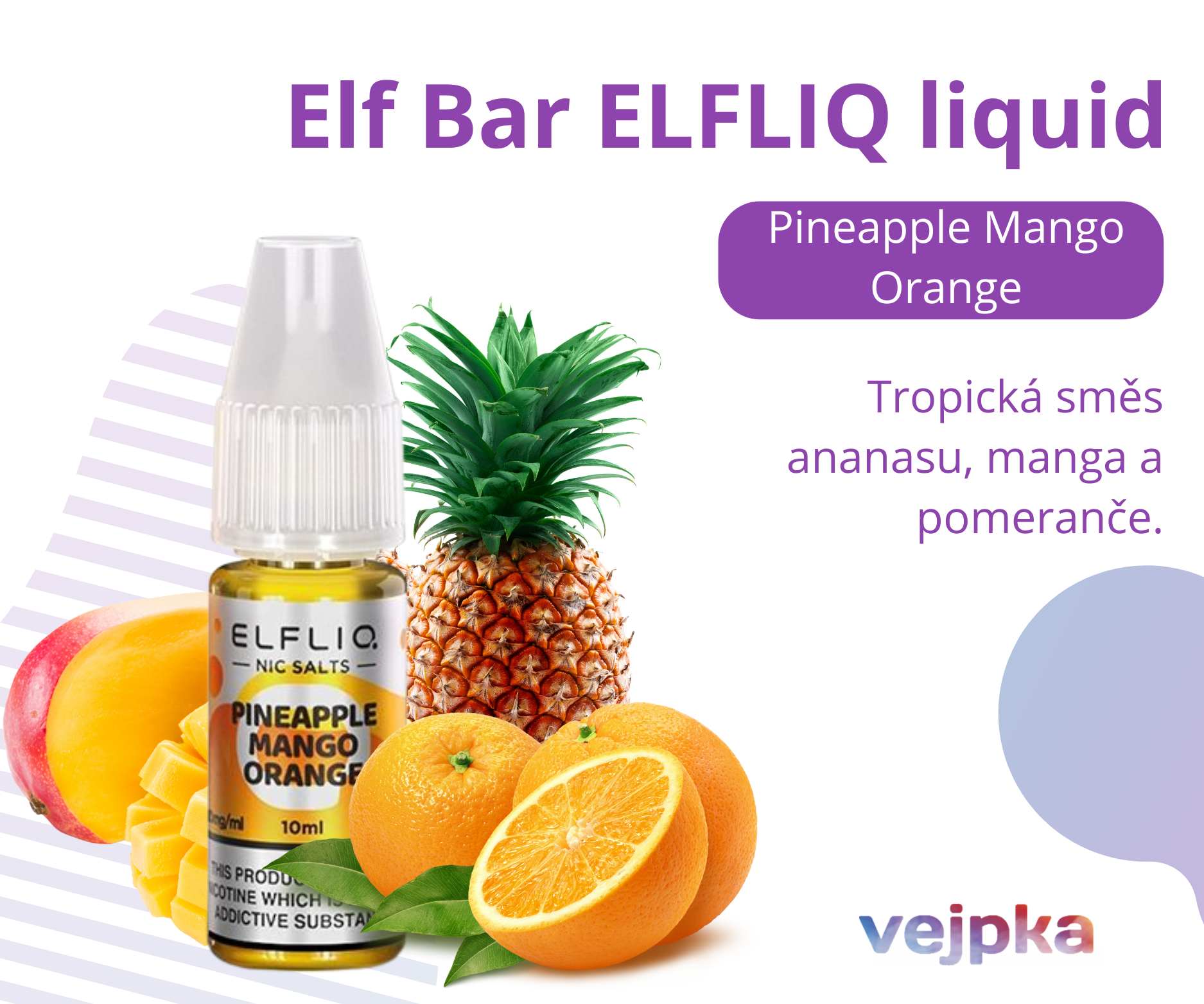 Elf Bar ELFLIQ - PINEAPPLE MANGO ORANGE